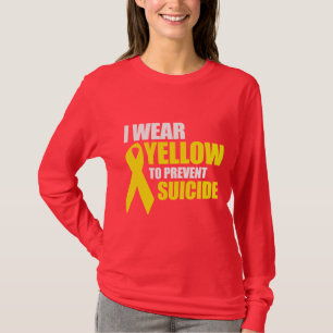 I wear yellow to prevent suicide - T-Shirt