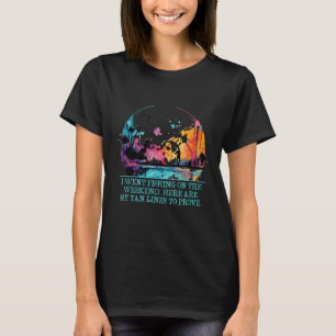 I Went Fishing on the Weekend Lifestyle Ocean Habi T-Shirt