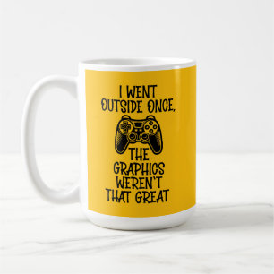 I Went Outside - Funny Gamer Coffee Mug