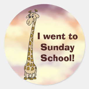 I went to Sunday School Stickers