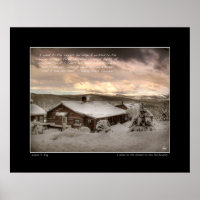 I Went to the Woods, Thoreau Poster