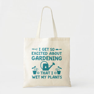 I Wet My Plants Tote Bag