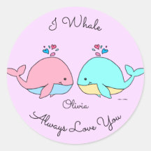 I Whale Always Love You Kawaii Pastel Pink