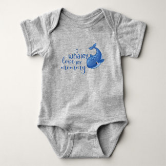 I Whaley Love my Mommy Baby Bodysuit