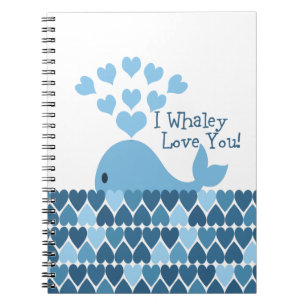 I Whaley Love You! Blue Notebook