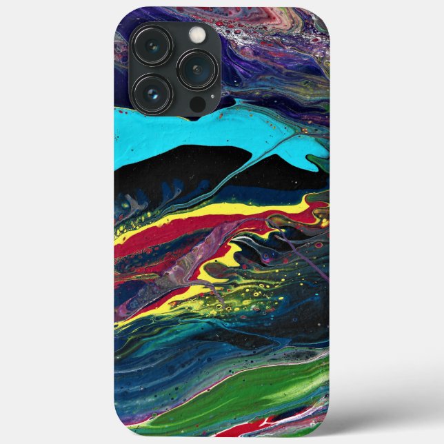 I Will 3  Crazy Colourful Abstract Phone Case (Back)