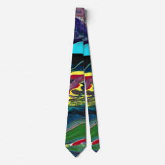 I Will 3 Wild Crazy Colourful Abstract Tie