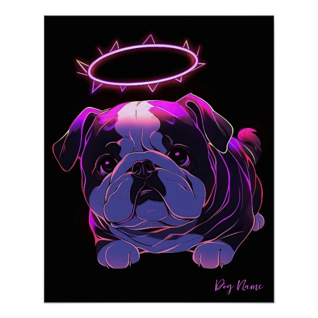 I Will Always Love Bulldog Dog 005 - Christian Bra Poster (Front)