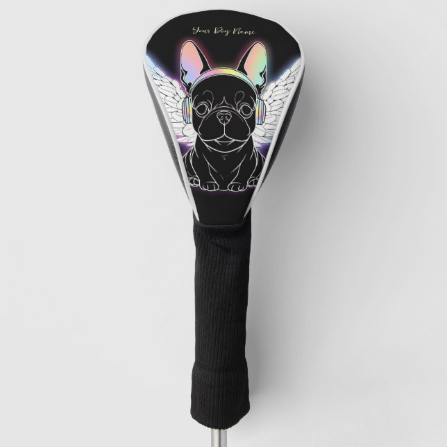 I Will Always Love French Bulldog 005 Golf Head Cover (Front)