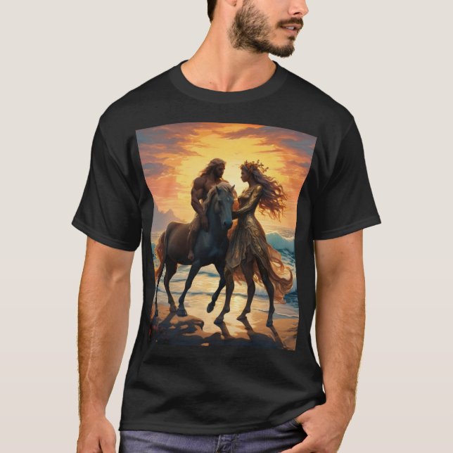 I will be back... Centaur tells his love  T-Shirt (Front)
