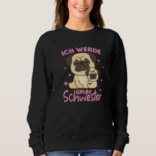 I Will Be Big Sister 2022 For Siblings Sweatshirt