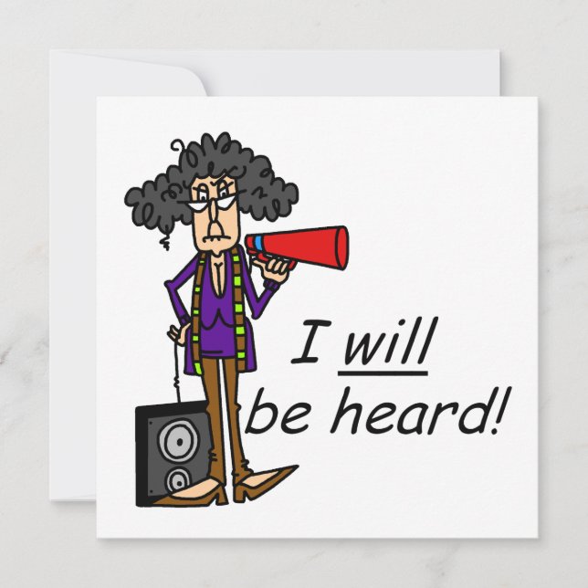 I WILL Be Heard (Front)