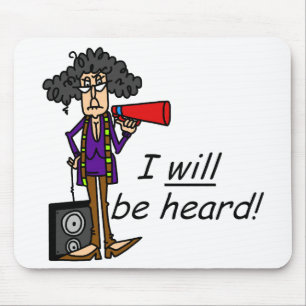 I WILL Be Heard Mouse Mat
