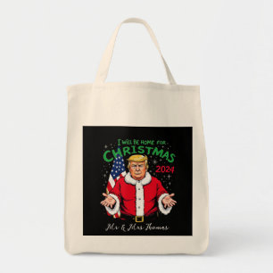 I Will Be Home for Christmas 2024 Celebrations Tote Bag