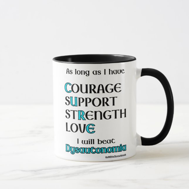 I Will Beat...Dysautonomia Mug (Right)
