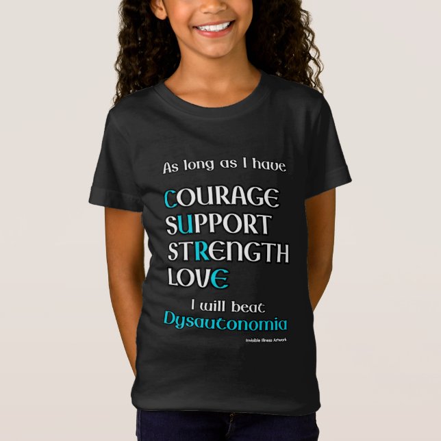 I Will Beat...Dysautonomia T-Shirt (Front)