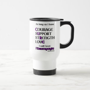I Will Beat...Fibro Travel Mug
