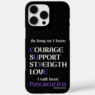 I Will Beat Pancreatitis iPhone 16 Pro Max Case