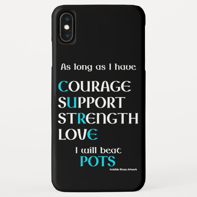 I Will Beat...POTS Case-Mate iPhone Case (Back)