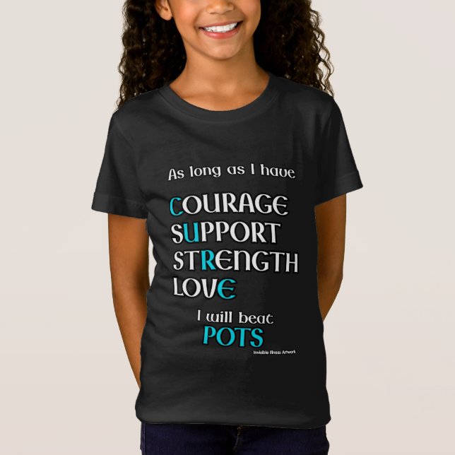 I Will Beat...POTS T-Shirt (Front)