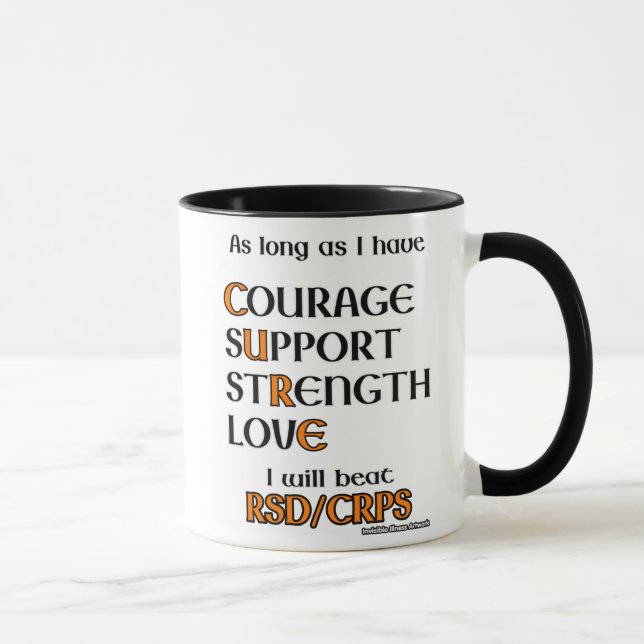 i Will Beat...RSD/CRPS Mug (Right)
