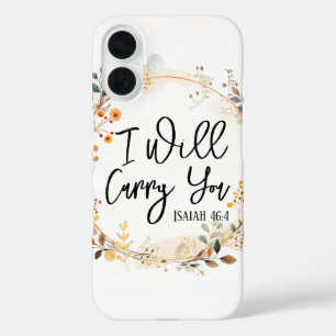 I Will Carry You iPhone 16 Case