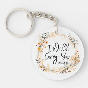 I Will Carry You  Key Ring
