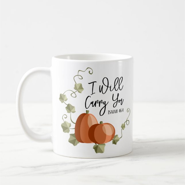 I Will Carry You Mug (Left)