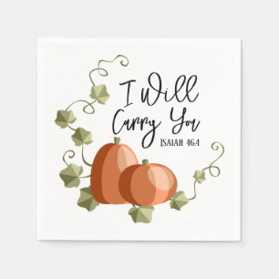 I Will Carry You Mug Napkin