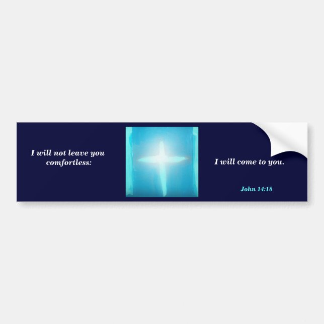 I WILL COME TO YOU BUMPER STICKER (Front)