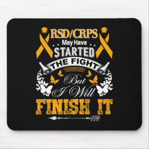 I Will Finish It Rsd Crps Awareness Mouse Mat