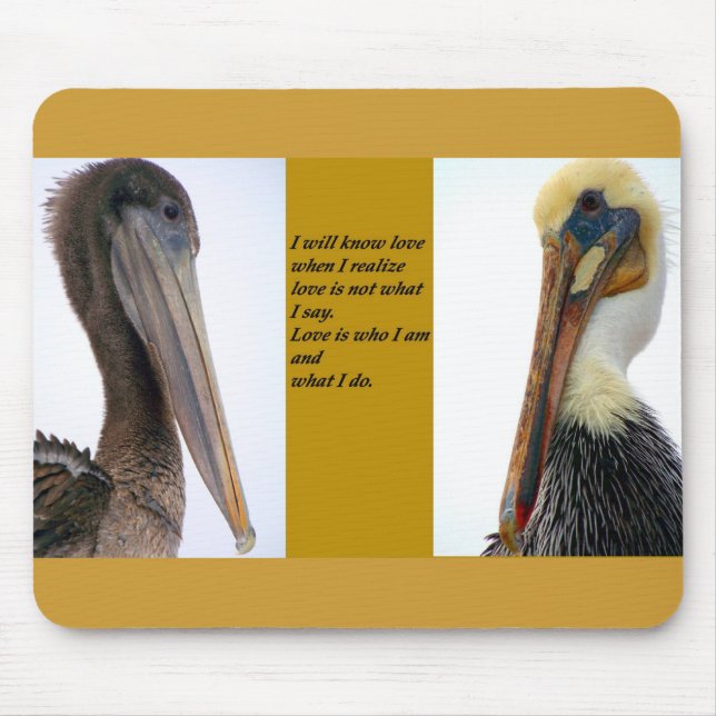 I will know love_ Mousepad_by Elenne Boothe Mouse Mat (Front)