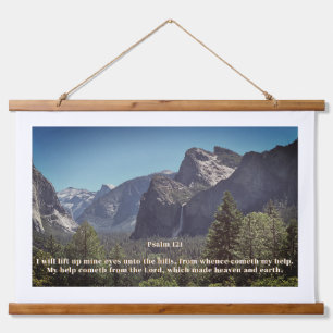 I will lift up mine eyes Tapestry