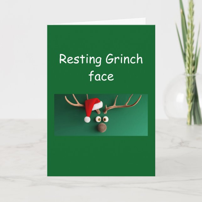 *I WILL "MISS YOU" AT CHRISTMAS!" HOLIDAY CARD (Front)