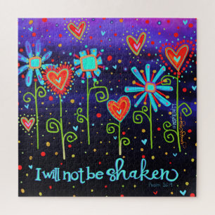 I Will Not be Shaken Inspirivity Encouraging Fun Jigsaw Puzzle