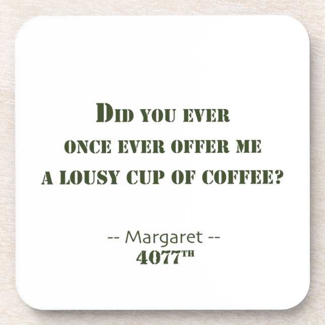 I Will Not Carry a Gun Coaster (Front)