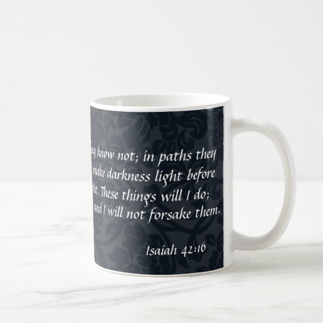 "I will not forsake them" Mug (Right)