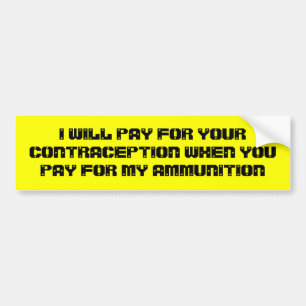 I WILL PAY BUMPER STICKER