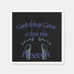I will persevere napkin