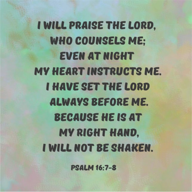 I Will Praise The Lord Bible Verse Laptop (Front)