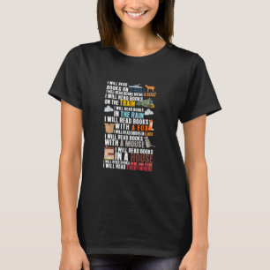 I Will Read Books On a Boat Reading Funny Readers T-Shirt
