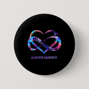 I-Will Remember For You Alzheimer Awareness  6 Cm Round Badge