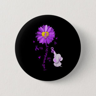 I Will Remember For You Elephant Alzheimer's Aware 6 Cm Round Badge