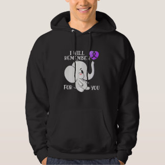 I Will Remember For You End Alz Alzheimer S Awaren Hoodie