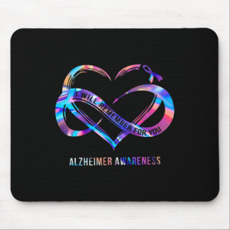 I Will Remember For You Heimerheimer Awareness 1  Mouse Mat