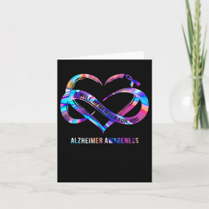 I Will Remember For You Heimerheimer Awareness  Card