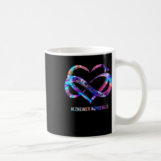 I Will Remember For You Heimerheimer Awareness  Coffee Mug (Right)