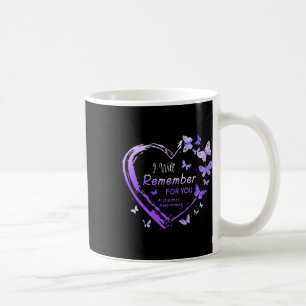I Will Remember For You Heimerheimer Awareness Hea Coffee Mug