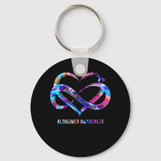 I Will Remember For You Heimerheimer Awareness  Key Ring