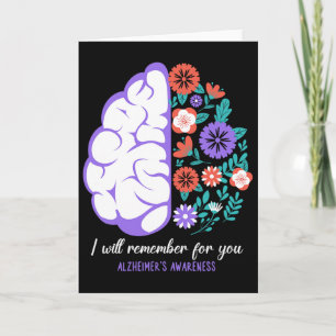 I Will Remember For You Heimerheimer's Awareness B Card